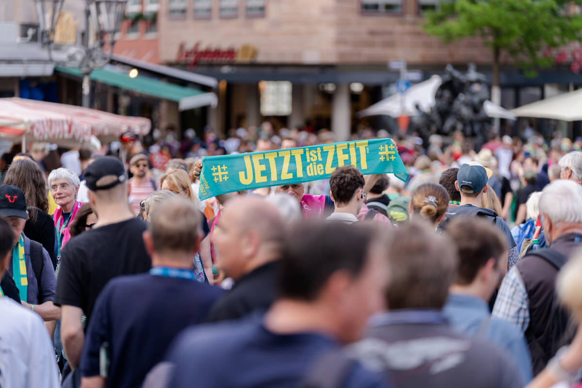 Evangelischer Kirchentag in Nürnberg für die Katholische Nachrichten Agentur
